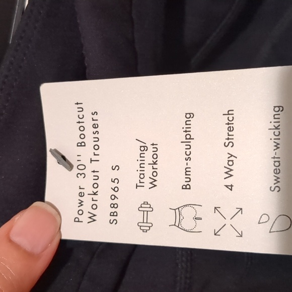 🌞NWT Sweaty Betty black Power 30" Bootcut Workout Trousers (yoga pants), size M - Picture 9 of 11